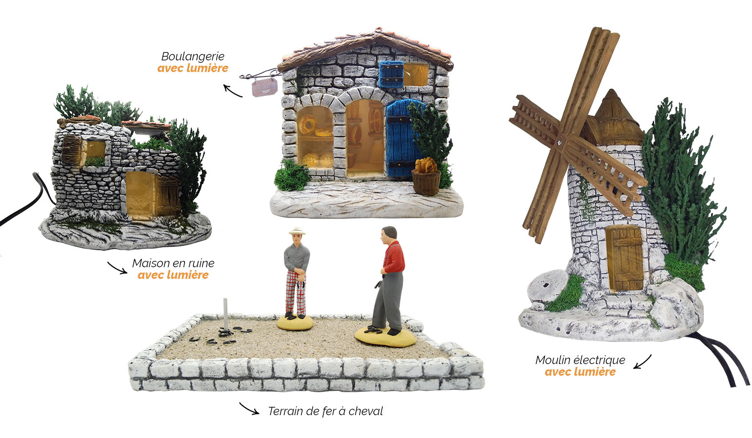 Décors de Provence Lou Santounie Aubagne Décors de crèche de Provence