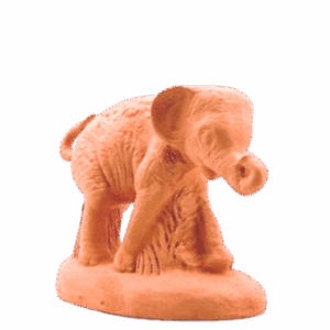 Éléphanteau à peindre