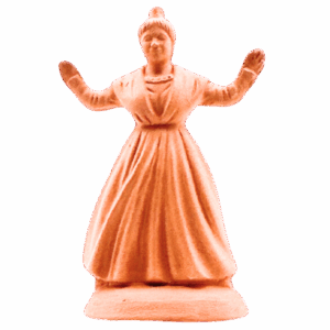 Femme farandole 3 à peindre