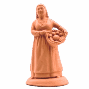 Femme aux fruit à peindre