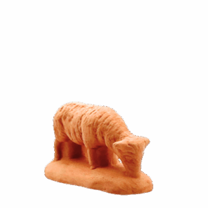 Mouton qui broute à peindre