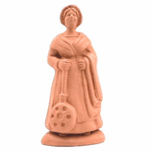 Femme bassinoire à peindre
