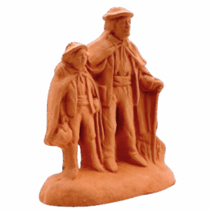 Aveugle et son fils à peindre