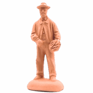 Homme à la laitue à peindre